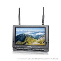 富威德 FEELWORLD FPV733 7" 800x480高亮度1000cd/m²內置電池32頻道自動搜索無線雙接收航拍監(jiān)視器 