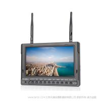 富威德 FEELWORLD  PVR732 7" 1024x600內置電池高清航拍一體機監(jiān)視器DVR黑匣子錄制 40頻道5.8G自動搜索無線雙接收