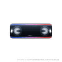 索尼 sony SRS-XB41 防水重低音無線揚(yáng)聲器 黑色 LIVE SOUND現(xiàn)場(chǎng)音效 / 酷炫燈光 Party booster / 揚(yáng)聲單元尺寸：約 58mm / 隨機(jī)配件：交流電源適配器 / 保修卡 / 電池續(xù)航：約 24H / 為手機(jī)充電：有