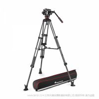 曼富圖 Manfrotto MVK504XTWINMC 504X液壓攝像云臺(tái)和雙管碳纖維攝像三腳架套裝(中置伸展器)