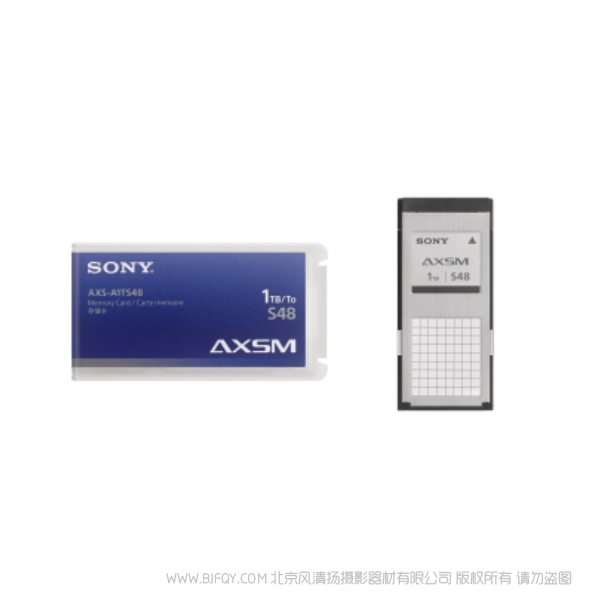 索尼 AXS-A1TS48(AXSA1TS48) AXS A 系列存儲(chǔ)卡,1 TB 容量,4.8 Gbps 保證寫入速度