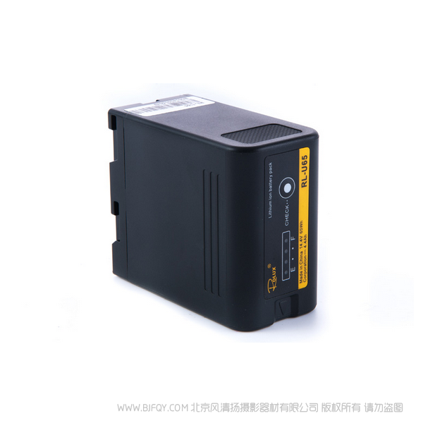 影宸 Rolux RL-U65 適用于索尼 智能型鋰離子電池 完全適應HDV攝像機使用 如:索尼PMW EX1,EX3,EX280。