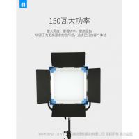 利帥 LS RGB150 二代  HUESCAPE系列多彩柔光燈二代RGB150, 燈體主要采用銀色和藍(lán)色搭配，燈光顏色 0-360°色域可調(diào)，2800-10000K色溫