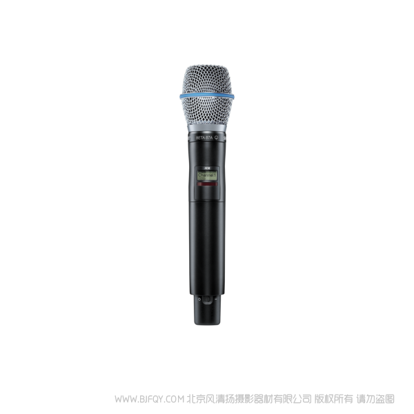 Shure 舒爾 AD2/B87A 手持式無線話筒發射機 音頻質量和射頻性能,外加寬調諧、高密度模式和加密功能