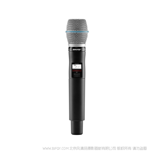 Shure 舒爾 QLXD2/B87A QLXD24/BETA87A話筒配備QLXD2手持式發(fā)射機 QLX-D™數(shù)字無線系統(tǒng)之手持式無線發(fā)射機。