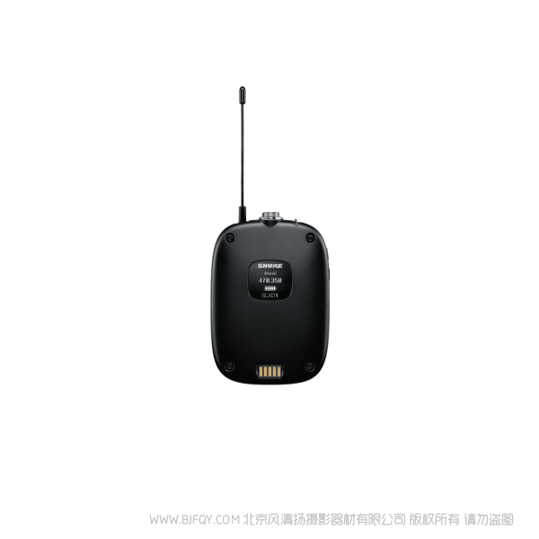 Shure 舒爾 SLXD1 腰包式發(fā)射機 從報告廳到現(xiàn)場演出,SLXD1可輕松地同步無線接收機,從而讓您對演講和演出充滿信心。