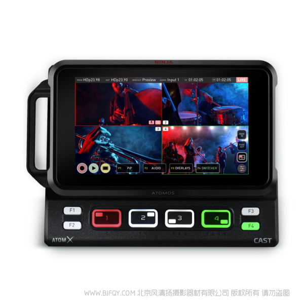 AtomX CAST 阿童木 直播切換臺 推流器 支持 ninja V 忍者5