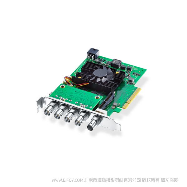 BMD DeckLink 8K Pro 一款高端數字電影級采集卡,可處理SD、HD、Ultra HD、4K及8K在內的所有幀尺寸 四個12G SDI