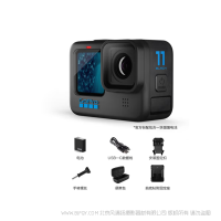 Gopro HERO11 Black 運動攝像機   電影級的 5.3K60 + 2.7K240 視頻，且可以從視頻中獲取 24.7MP 靜態(tài)照片