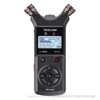 Tascam 達斯冠 DR-07XP 便攜式錄音機 2 通道 32 位浮點手持式錄音機 帶 USB-C 接口和可調麥克風