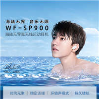 索尼 Sony WF-SP900 真無線防水運(yùn)動(dòng)耳機(jī) 白色